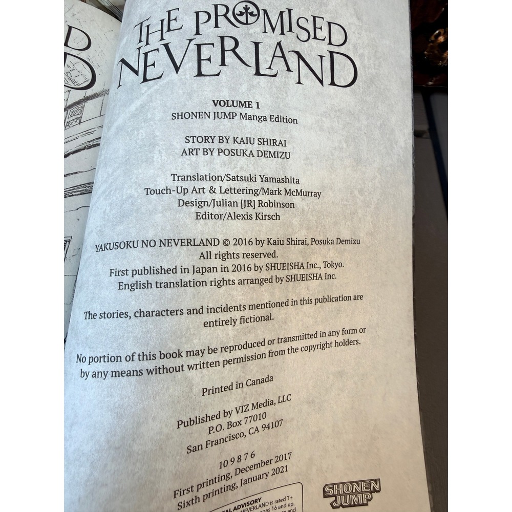 The Promised Neverland Manga Volumes 1-5 English VIZ Media Kaiu Shirai Set - Picture 5 of 5